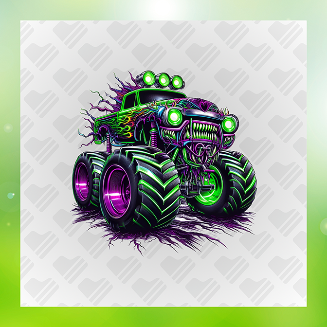 Monster Truck v2 Sticker