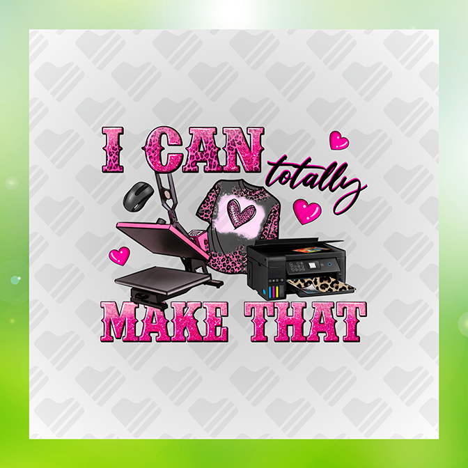 Glitter Look I Can Totally Make That Sticker