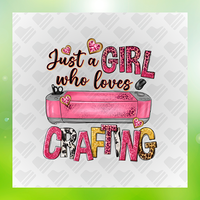 Glitter Look No Mess Who Loves Crafting Sticker