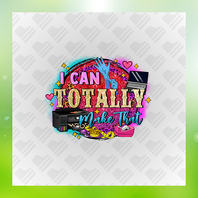 Glitter Look No Mess Totally Make That Sticker