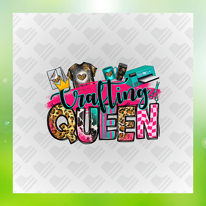 Crafting Queen Sticker