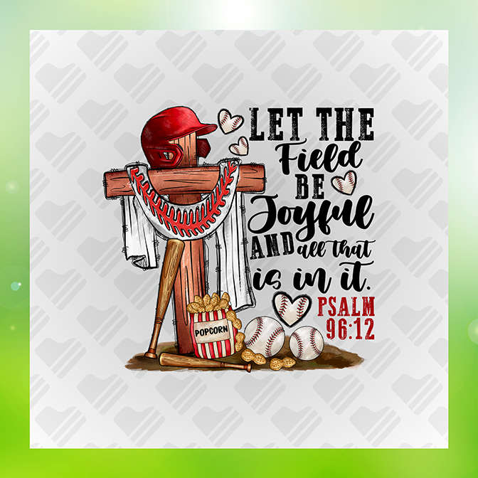 Let The Field Be Joyful Sticker