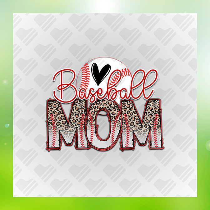 Baseball Mom Ver.4 Sticker