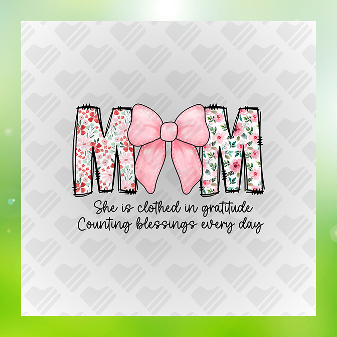 She is Clothed In Gratitude Sticker