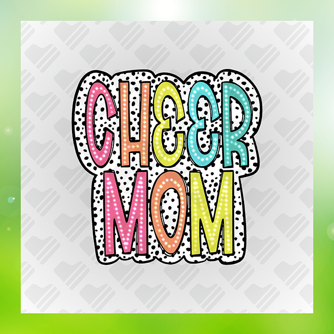 Cheer Mom Mother's Day Sticker