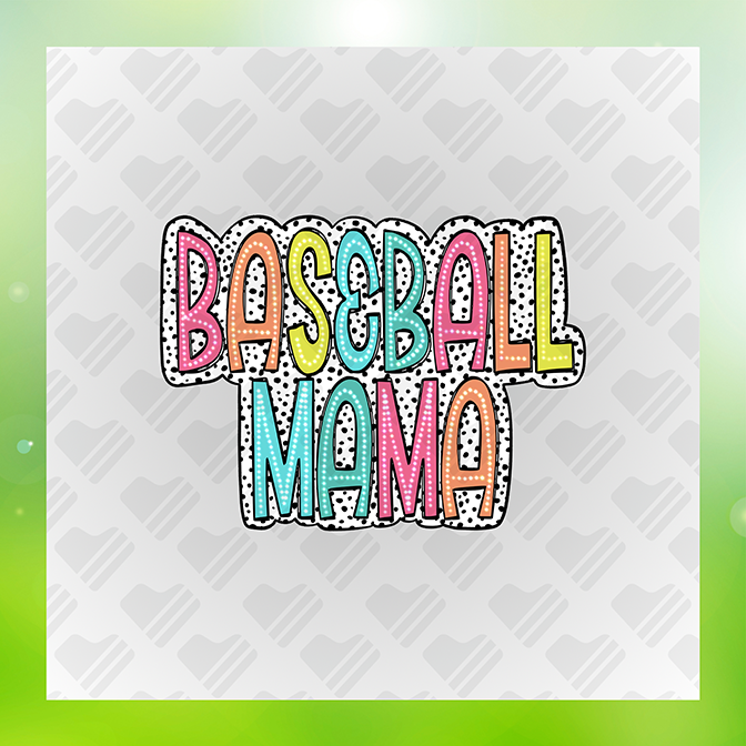Baseball Mama Sticker
