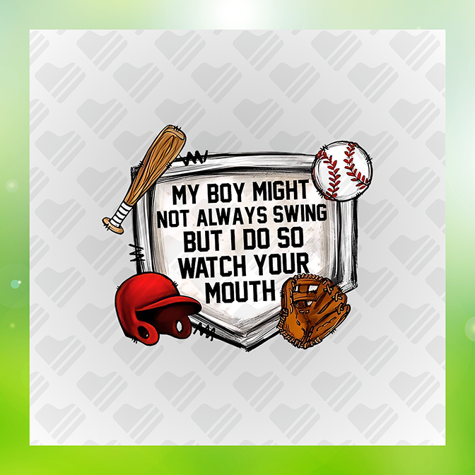 My Boys Might Not Always Swing Ver.2 Sticker