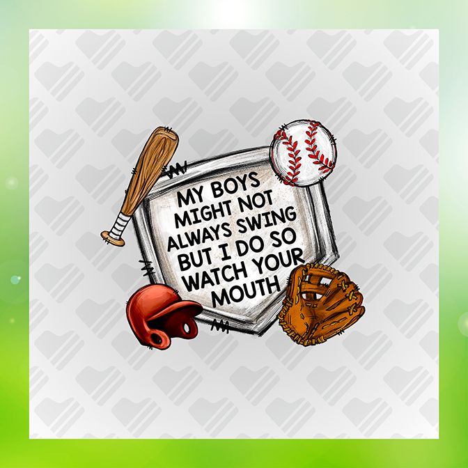My Boys Might Not Always Swing Ver.3 Sticker