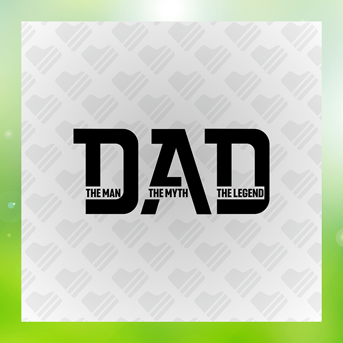 Dad The Myth Father's Day Sticker