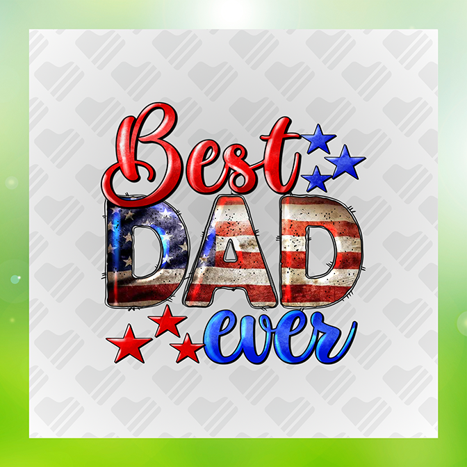 Best Dad Ever Father's Day Sticker