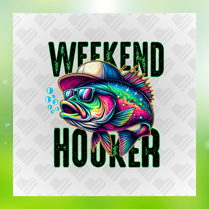 Weekend Hooker v2 Sticker