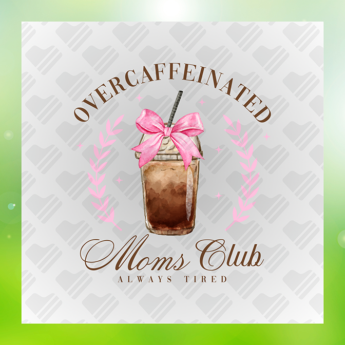 Over Caffenaited Sticker