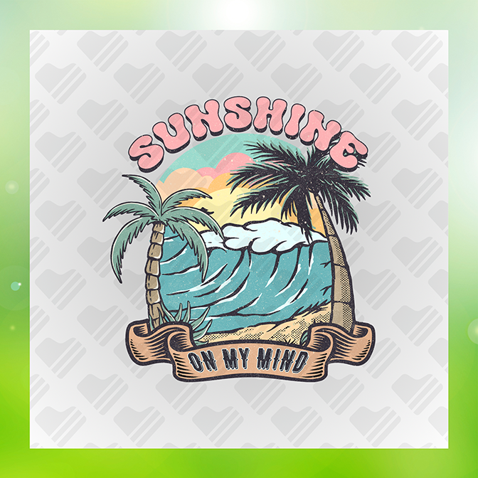 Sunshine On My Mind Sticker