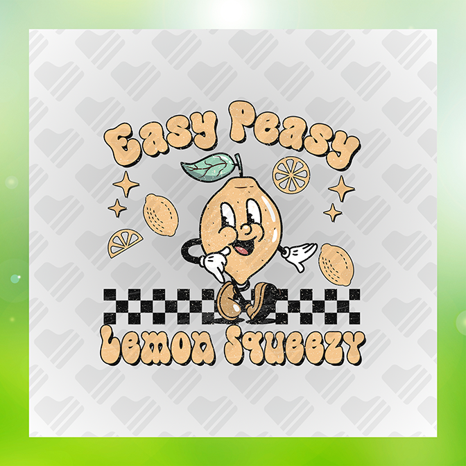 Easy Peasy Lemon Squeezy Summer Sticker