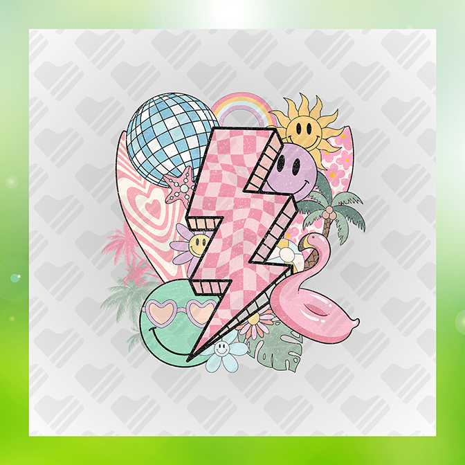 Summer Party Vibe Summer Sticker