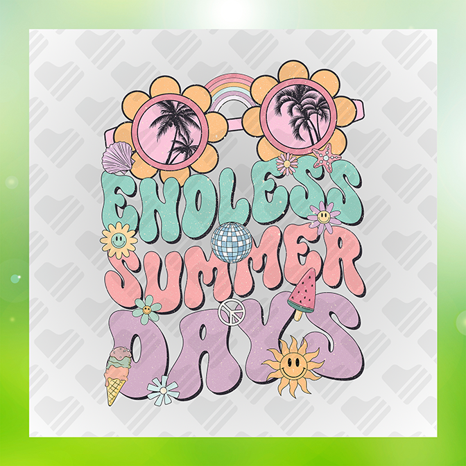 Endless Summer Day Sticker