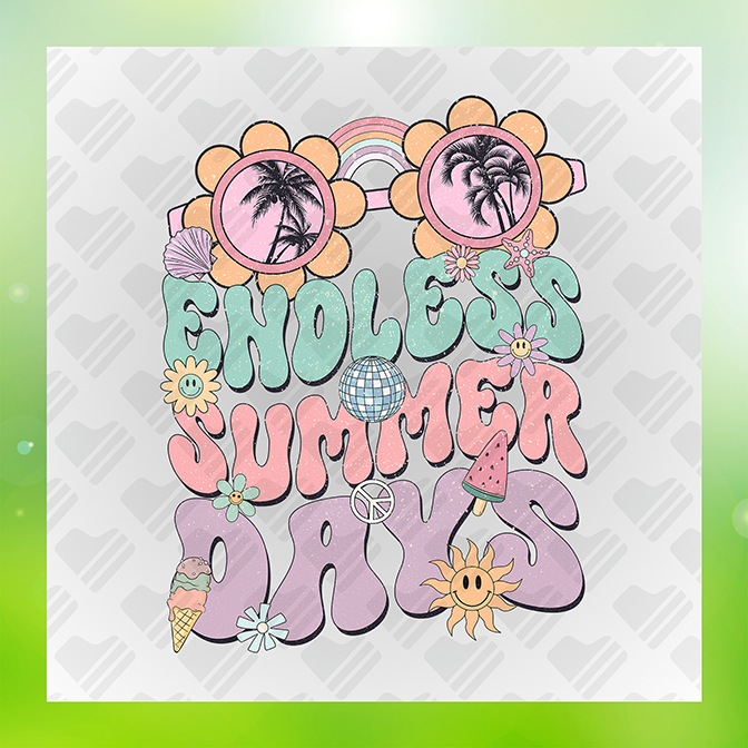 Endless Summer Day Sticker