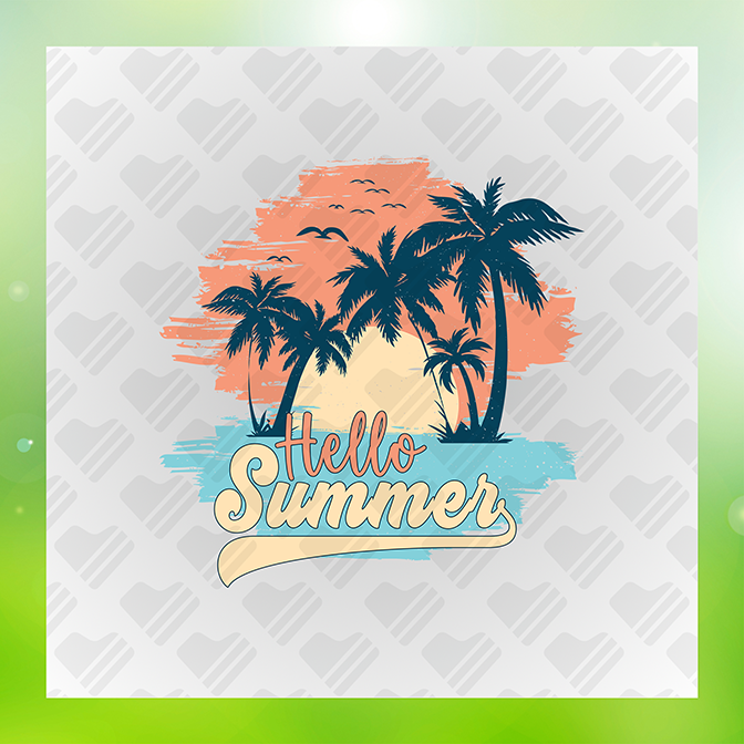 Hello Summer Ver.2 Summer Sticker