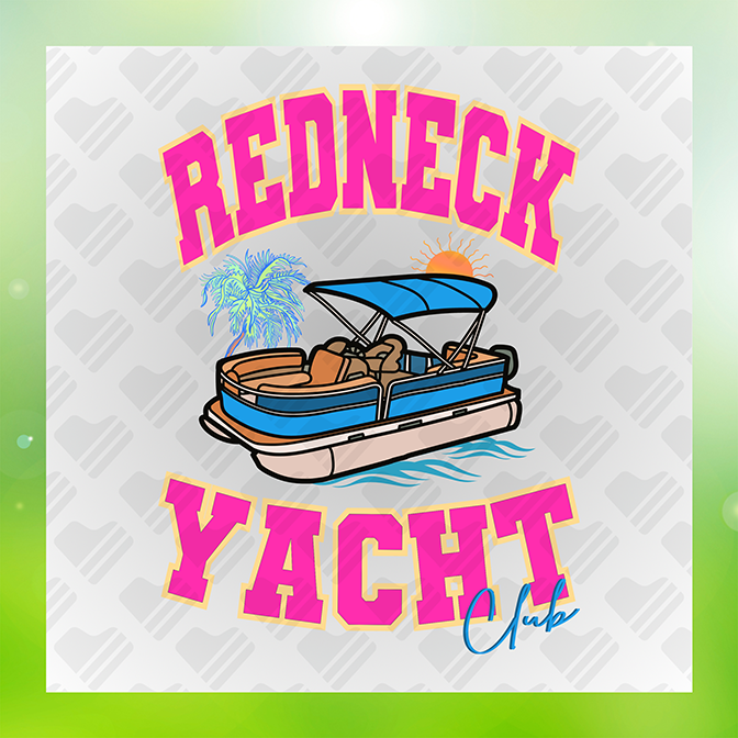 Redneck Yacht Sticker