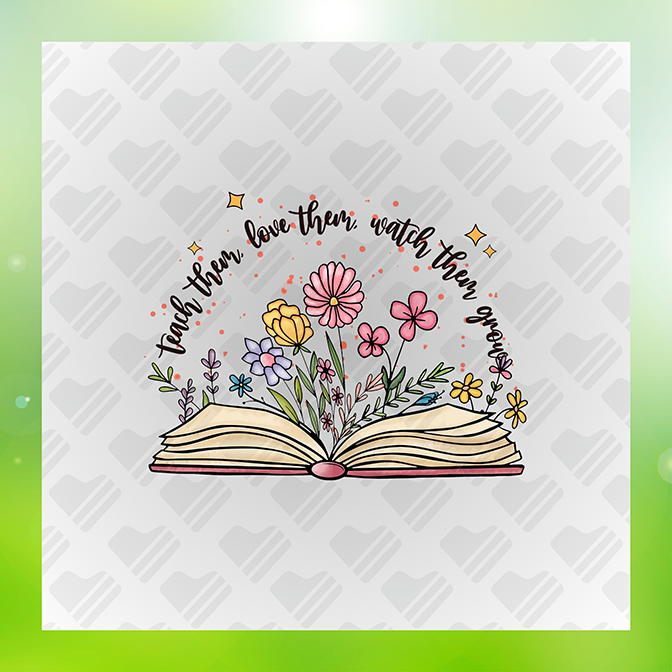 Teach Them Love Them Teaching Sticker