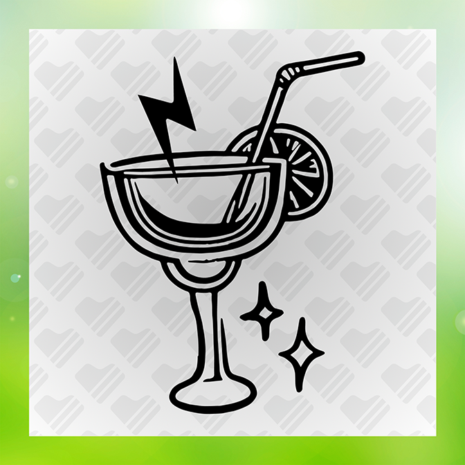 Beach Cocktail / Summer Trip Sticker