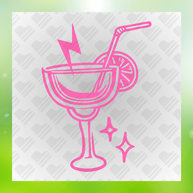 Beach Cocktail / Summer Trip Sticker