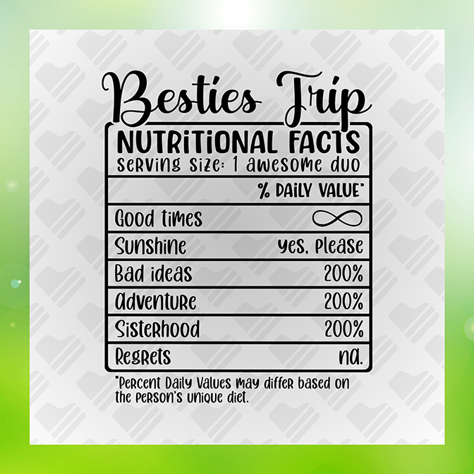 Besties Trip Summer Trip Sticker