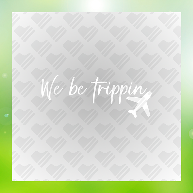 We Be Trippin Summer Trip Sticker