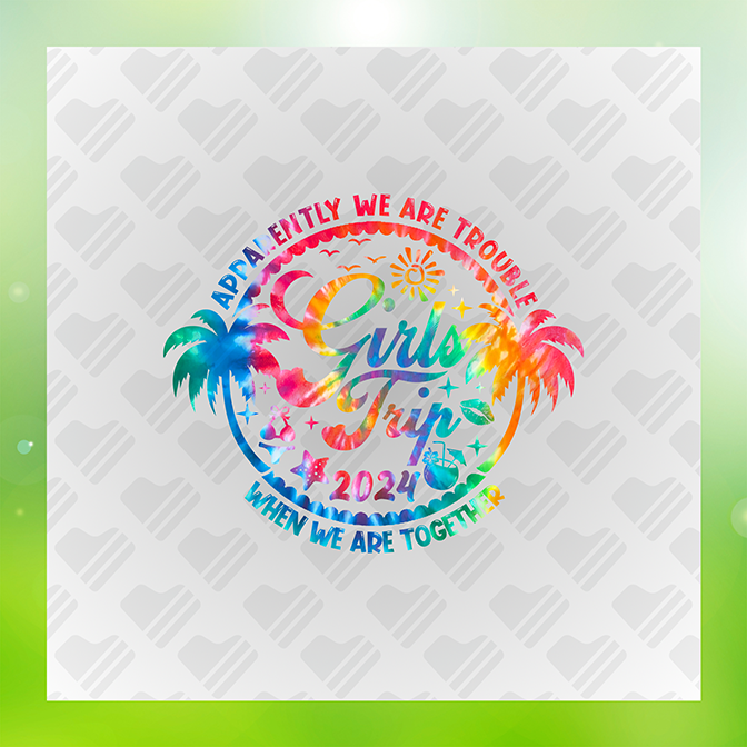 Girls Summer Trip Sticker
