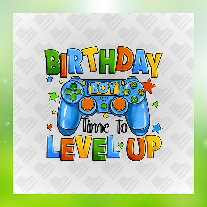 Birthday Level Up Birthday Sticker