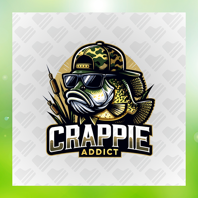 Crappie Addict Fishing Sticker