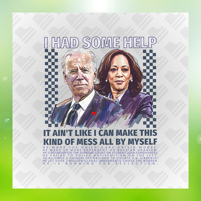 I Had Some Help Trump Sticker