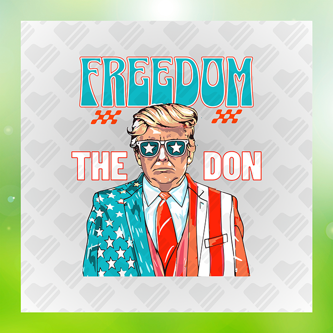 Freedom The Moon Trump Sticker