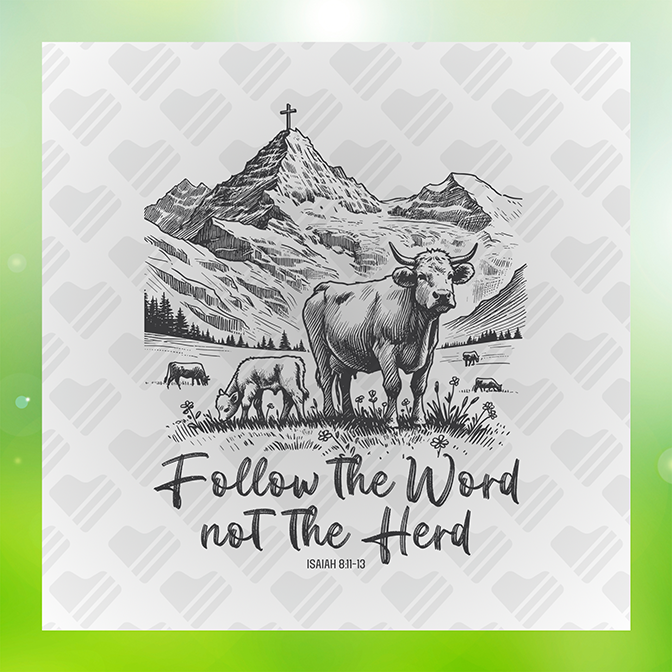 Follow The Word Sticker