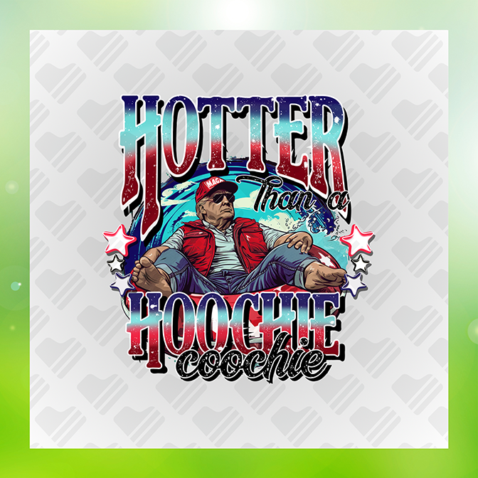 Hotter Hoochie Sticker