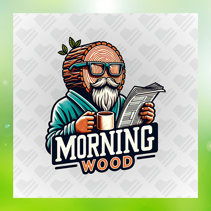 Morning Wood Sticker