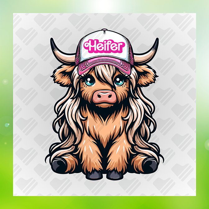 Heifer Ver.2 Sticker