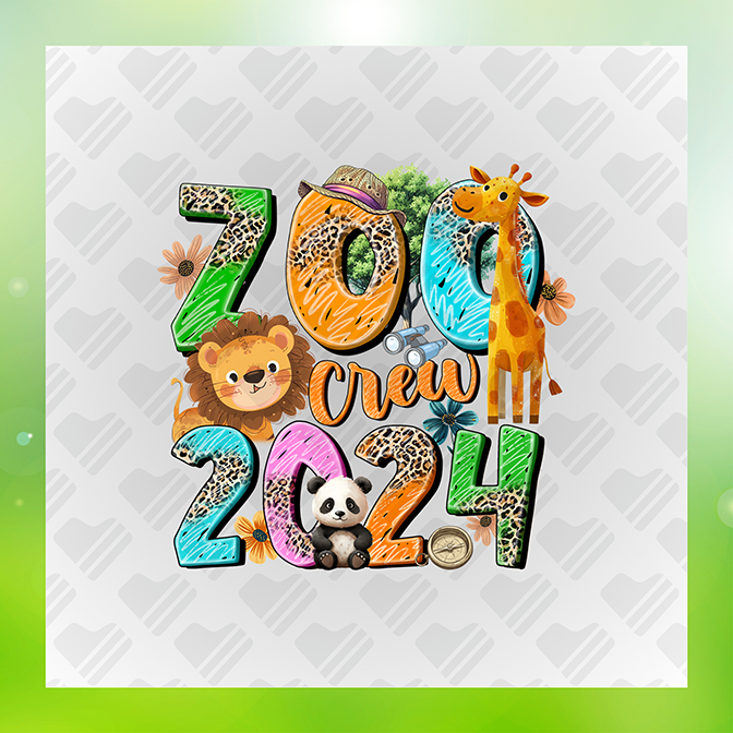 Zoo Crew 2024 Zoo Crew Sticker