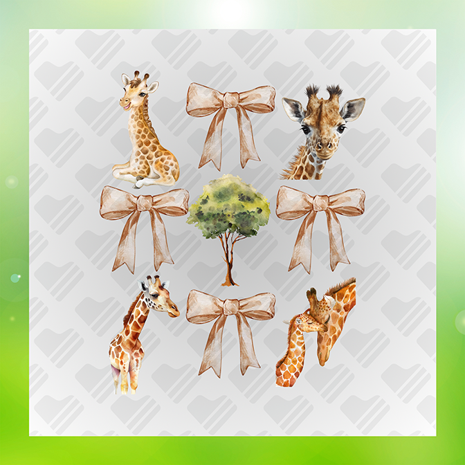 Zoo Giraffe Zoo Crew Sticker