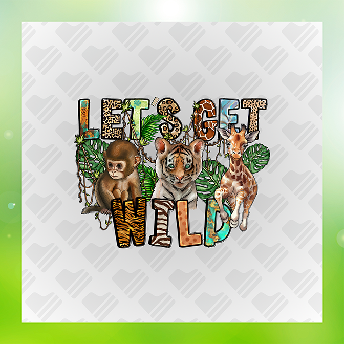 Let's Get Wild Zoo Crew Sticker