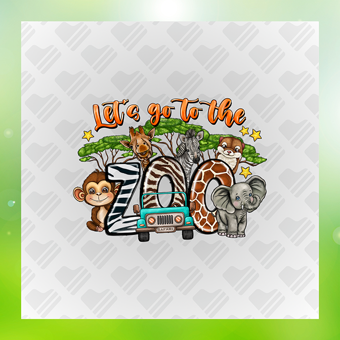 Let's Go To The Zoo Zoo Crew Sticker