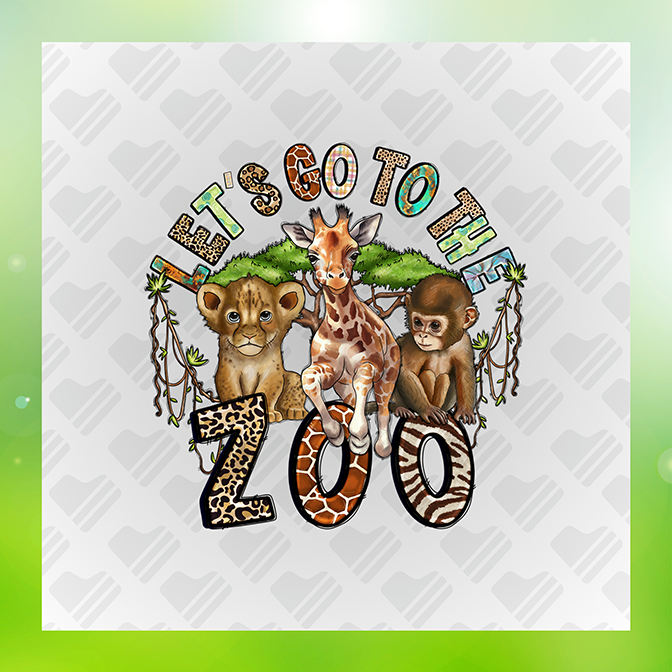 Let's Go To The Zoo Ver. 2 Zoo Crew Sticker