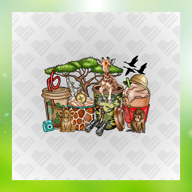 Zoo Theme Drink Zoo Crew Sticker