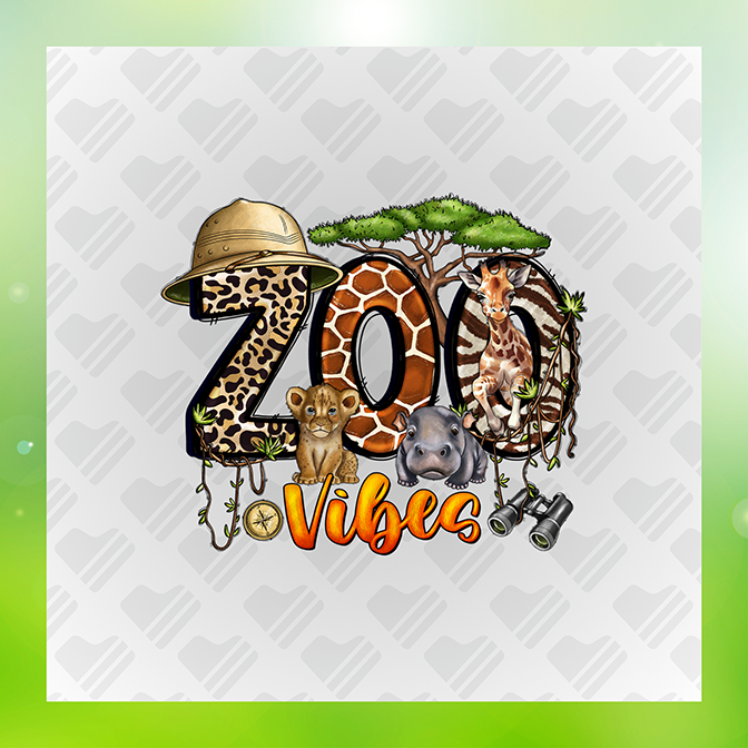 Zoo Vibes Zoo Crew Sticker