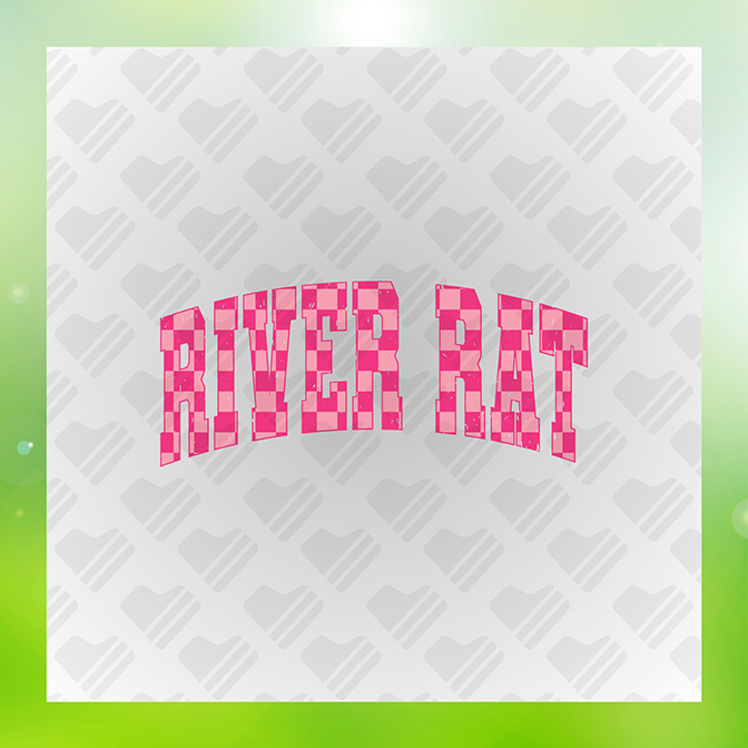 River Rat River Theme Sticker