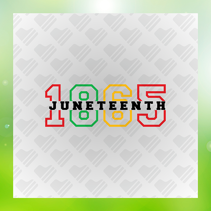 Juneteenth 1865 Heat Transfer Design - Celebrate Freedom!