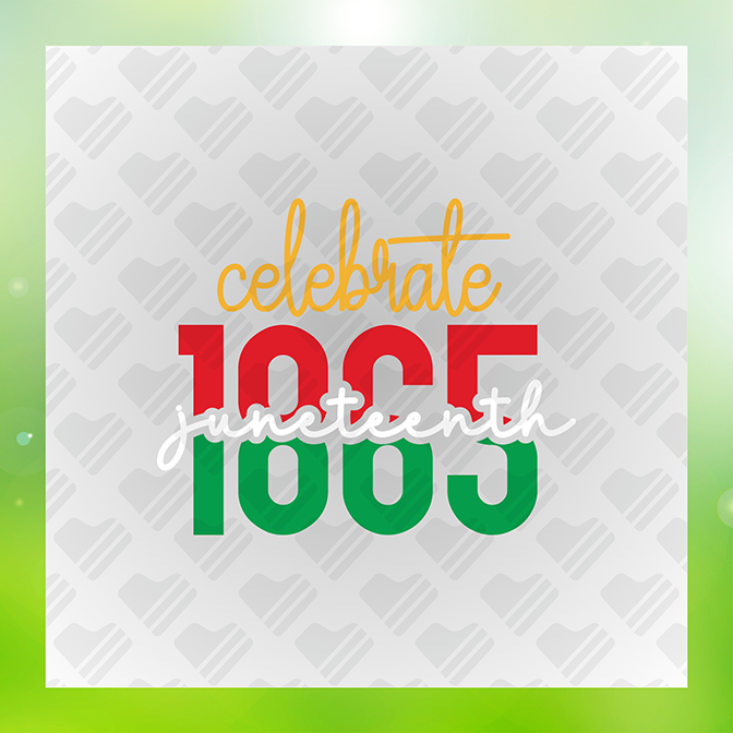 Celebrate 1865 Juneteenth Sticker