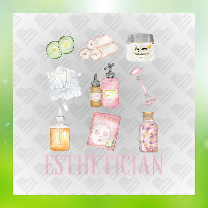 Esthetician Occupation Sticker