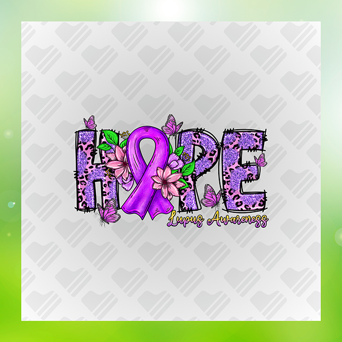 Glitter Look No Mess Hope Ver.2 Lupus Sticker