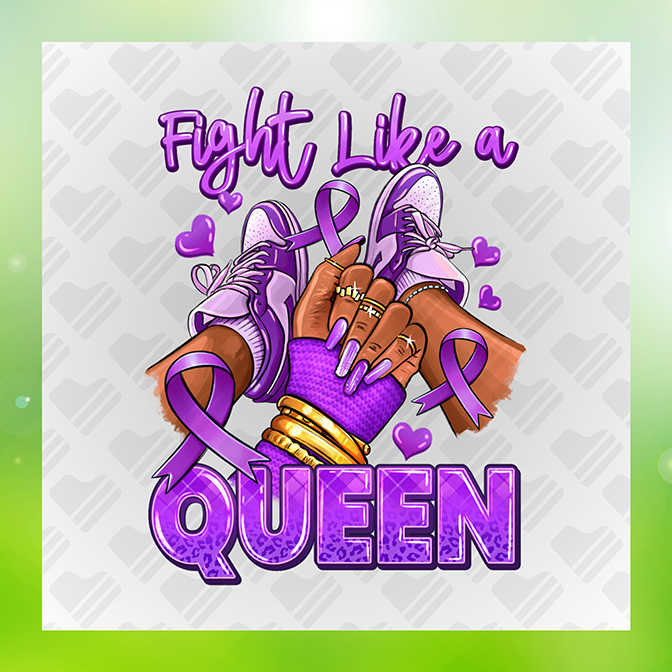 Fight Like A Future Queen Lupus Sticker